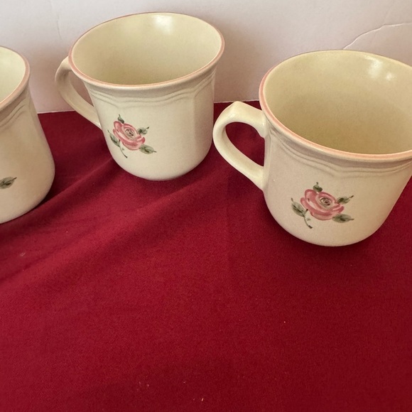 RARE Gibson Country Rose Large Mug 14 Ounces Set of 4 Dishwasher+Microwave Safe - Picture 8 of 9